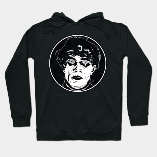 CESARE - The Cabinet of Dr Caligari (Circle Black and White) Hoodie